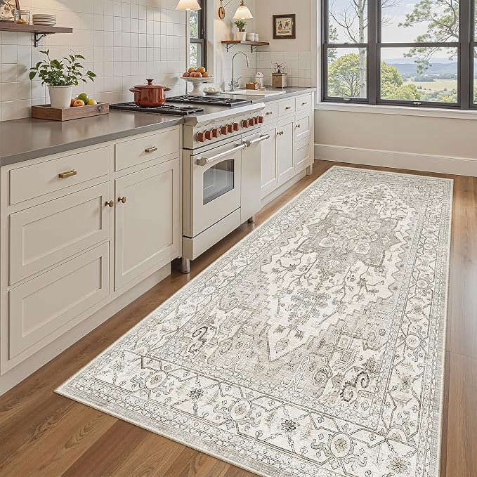 Madane 4x8 Wide Hallway Runner Rug Washable - Image 2
