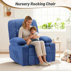 Rocker Recliner Chair with Massage and Heat, Nursery Rocking Chairs - Image 7