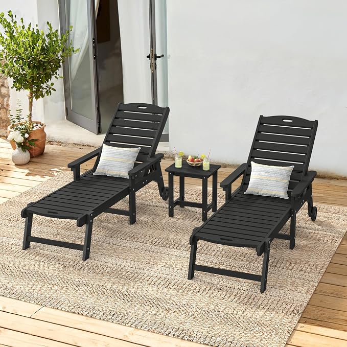 LUE BONA Outdoor Lounge Chair Set by LUEBONA