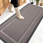 OLANLY Front Door Mat Outside 59x23, All-Season Heavy-Duty Rubber Doormat | by OLANLY