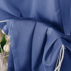 Royal Blue Sheer Curtains 84 Inches Long 2 Panels - Image 3