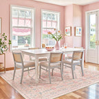 Pink Rugs for Bedroom-5x8 Area Rugs for Living Room, Girls Room | Washable Rugs - Image 9