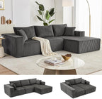 Weture 108” Modular Sectional Sofa, Cloud Sectional Couch by Weture