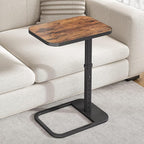Kitstorack TV Tray Table, Adjustable Height & Flip-Top & Rounded Metal Corners by Kitstorack