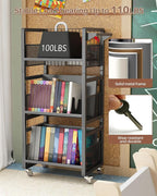 UMDONX Book Cart Heavy Duty Double-Sided - Image 4