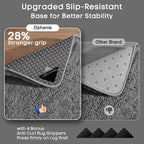 Ophanie Small 1.5x2.5 Rug Washable Non Slip Throw Bedside Area Rugs, Fluffy - Image 4