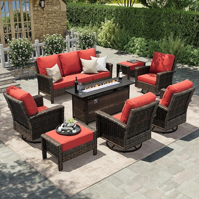 HERA'S HOUSE 8-Piece Patio Furniture Set by HERASHOUSE