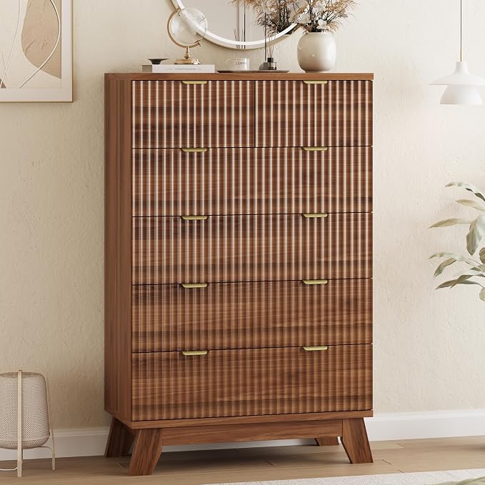Xixini Fluted Dresser for Bedroom - Image 7