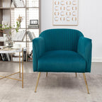 Container Furniture Direct Contemporary Velvet Accent Chairs - Image 4