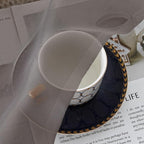 Chyhomenyc Chocolate Brown Sheer Valances - Image 3