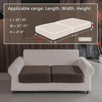 OHSIO Couch Cushion Covers for Sectional Sofa, Stretch Soft Sofa Slipcovers - Image 2