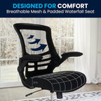 Flash Furniture Kelista Mid-Back Swivel Office Chair - Image 11