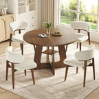 GRUSIGN 5-Piece Round Dining Table Set by GRUSIGN
