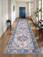SERISSA 3x12 Washable Non Slip Boho Runner Rug by SERISSAHomeDecorCollection