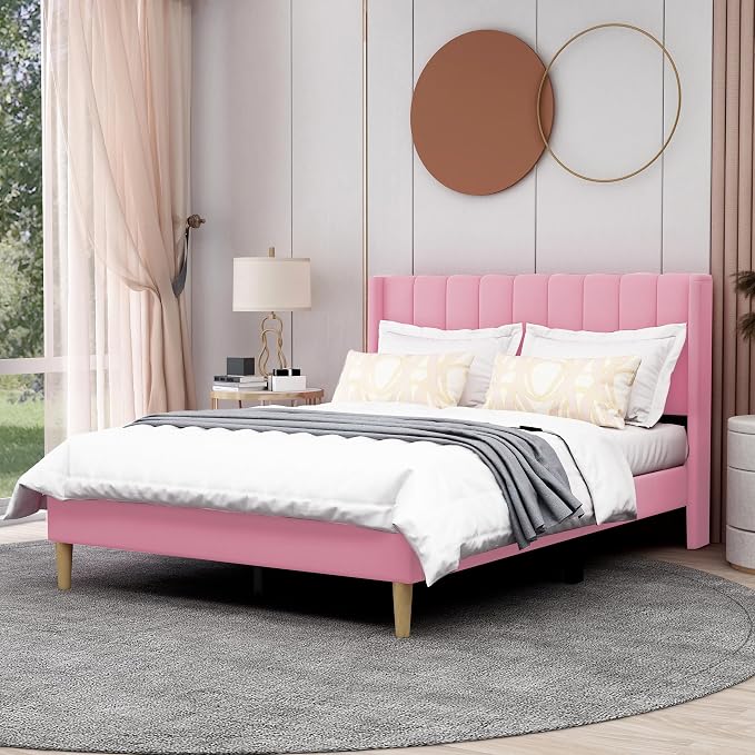 AGARTT Upholstered Platform Bed Frame Full Size by AGARTTBED