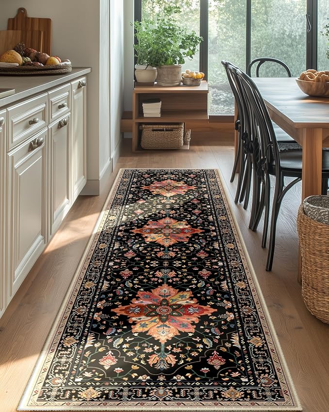 RELEANY Washable Area Rug, Runner 2'x8', Water Repellent, Pet Friendly - Image 3