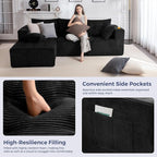 MAXYOYO Modular Sectional Sofa Couch, L Shaped Modern Cloud Couch - Image 6