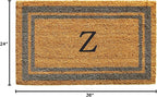 Calloway Mills 153022436Z Periwinkle Border 24" x 36" Monogram Doormat - Image 2