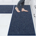 BEQHAUSE Kitchen Rugs and Mats 2PCS Non-Slip, Machine Washable Rugs by BEQHAUSE