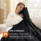 Bedsure Heated Blanket Throw, Soft Electric Blanket - Image 7