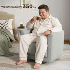 Swivel Accent Chair, 360° Barrel Swivel Lounge Seat - Image 7