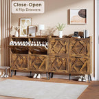 Nicetree Shoe Cabinet Storage for Entryway, Freestanding Shoe Storage Cabinet - Image 3