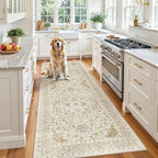 Madane Hallway Runner 3x8, Kitchen Rugs Washable Entry Rug, Soft Low-Pile by Madane