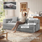 MoonSpeak 78.8''Sleeper Couch Bed - Image 8