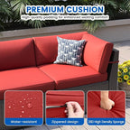 8 Piece Patio Furniture Set - Image 6