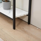 loglus Console Table for Entryway, Faux Marble MDF Sofa Table - Image 6