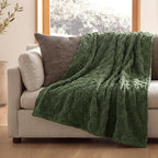 Bedsure GentleSoft Olive Green Spring Throw Blanket - Image 7