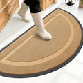 OLANLY Half Circle Front Door Mat Outside 47x23 All-Season Rubber Doormat | by OLANLY