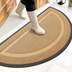 OLANLY Half Circle Front Door Mat Outside 47x23 All-Season Rubber Doormat | by OLANLY