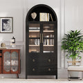 71" Arched Storage Cabinets by Unknown