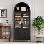 71" Arched Storage Cabinets by Unknown