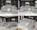 109'' Oversized Modular Sectional Sofa - Image 8