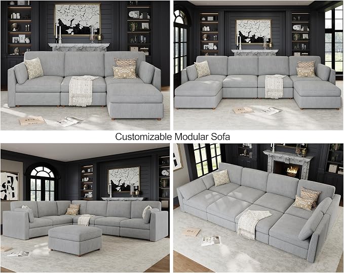 109'' Oversized Modular Sectional Sofa - Image 8