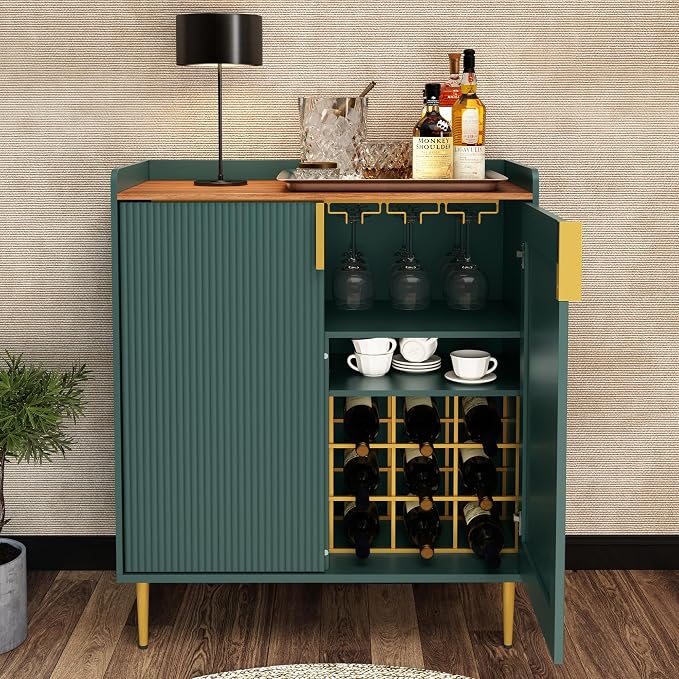 ARTPOWER Coffee Bar Cabinet by PowerofArtBetterforLife