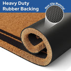 Barnyard Designs Natural Coco Coir Non-Slip Doormat | Heavy-Duty Welcome Mat - Image 5
