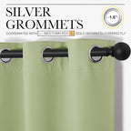 NICETOWN Nursery Curtains 63 inch Long, Thermal Insulated & Room Darkning - Image 3