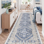 3x12 Runner Rug Non Slip, Washable Hallway Runner Rug, Living Room, Long Rug - Image 3