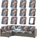 Waterproof Outdoor Cushion Covers, Stretch Patio Slipcovers | UV Resistant by hyha