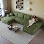 136" Sectional Couches for Living Room Cloud Couch Sofa - Image 4