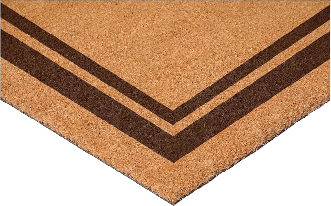 Calloway Mills 152982436K Brown Border 24" x 36" Monogram Doormat - Image 6