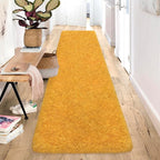 2x10 Bedside Area Rugs for Bedroom Soft Fluffy Shag Beige Yellow Rug for - Image 3