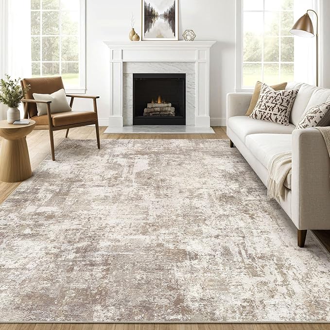 LOONGRUG 7x10 Area Rug Washable Large Neutral Modern Living Room Rugs | by LOONGRUG
