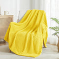 Exclusivo Mezcla Large Waffle Fleece Throw Blanket by ExclusivoMezcla