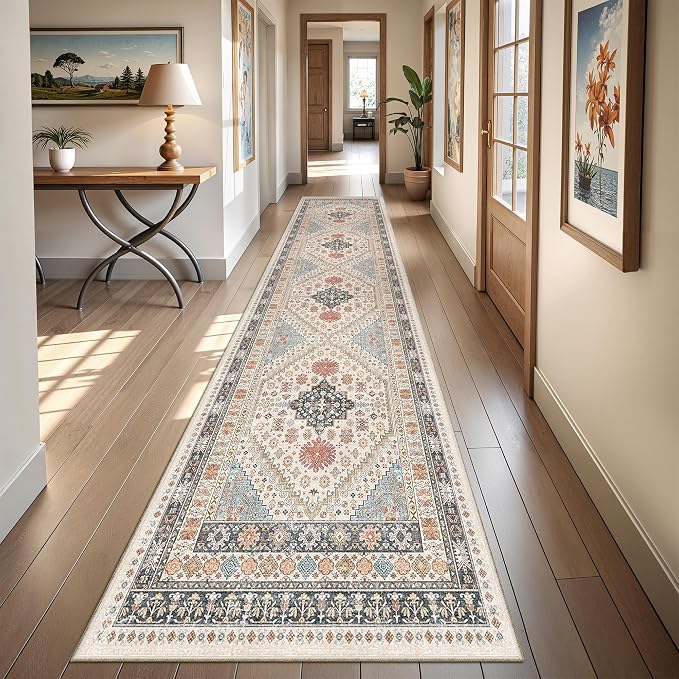 Runner Rug 2x10, Washable Rugs for Entryway Rug, Bathroom Bedroom - Image 2