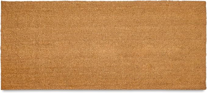 Blank Welcome Mat 48x24 Inch, Coir Door Mat by MainEventUSA