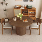 Round Dining Table for 4, Modern Farmhouse Kitchen Table, 47 Inch Small Circle - Image 7